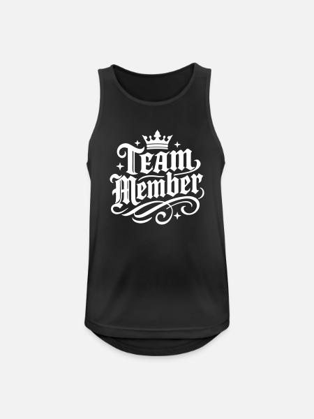 Team Member Krone - Men's Breathable Tank Top - black