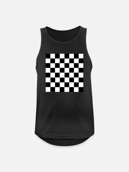 échecs - Débardeur respirant Homme - noir