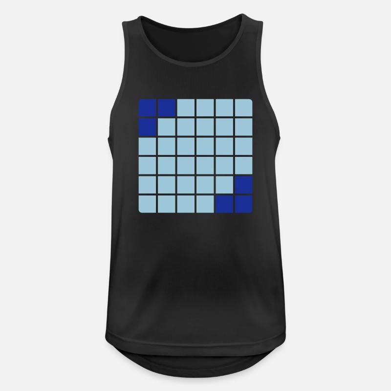 Pattern - Men's Breathable Tank Top - black