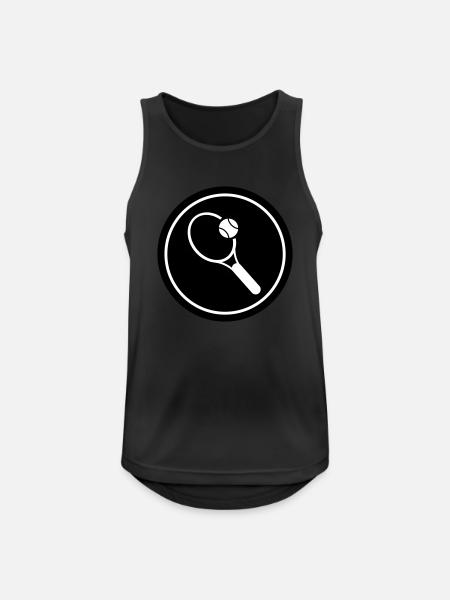 Tennis - Men's Breathable Tank Top - black