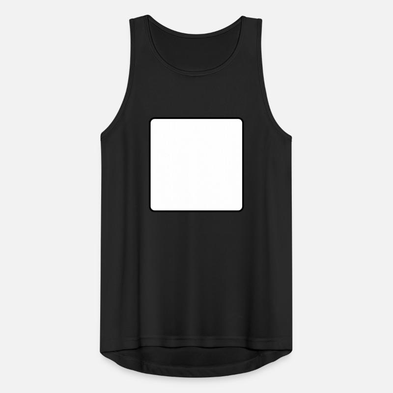 / Frame frames / / square / / rectangle / text Men's Breathable Tank Top
