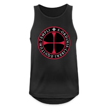 Knight Templar seal - Men's Breathable Tank Top - black - Front - Nick (188cm)