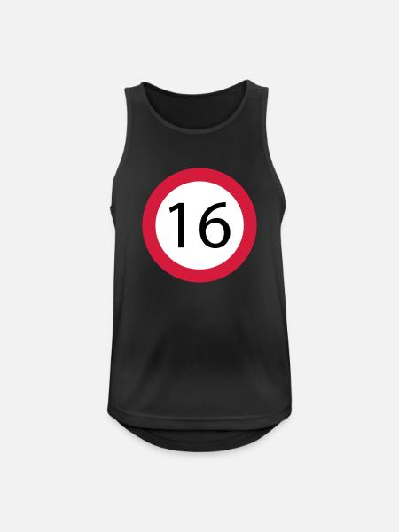 16 - Men's Breathable Tank Top - black