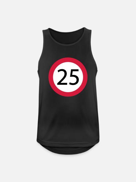 25 - Men's Breathable Tank Top - black