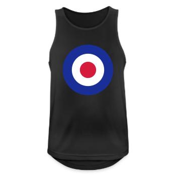 mod-target-3 - Männer Tank Top atmungsaktiv - Schwarz - Vorne - Nick (188cm)