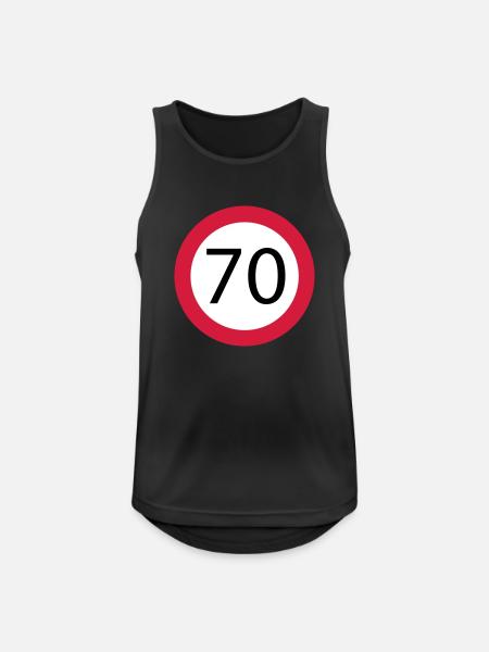 70 - Men's Breathable Tank Top - black