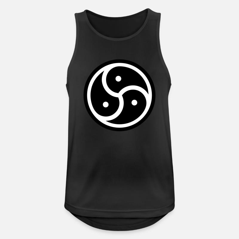 BDSM Logo - Männer Tank Top atmungsaktiv - Schwarz