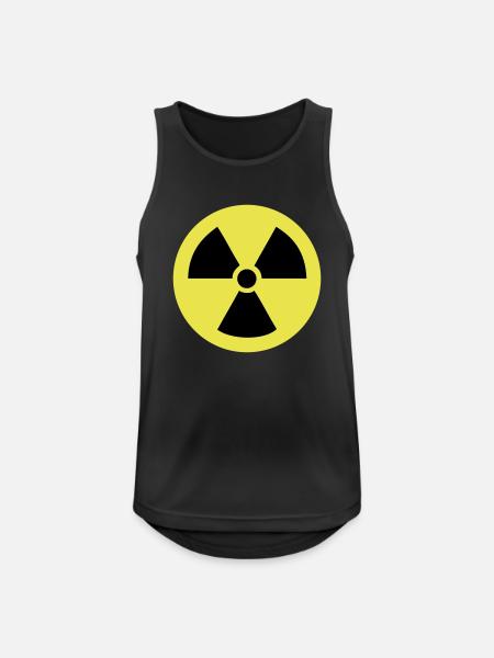 atomic energyt - Men's Breathable Tank Top - black