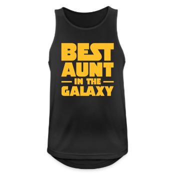 Best Aunt In The Galaxy - Débardeur respirant Homme - noir - Devant - Nick (188cm)