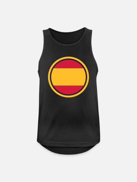 spain_2c - Men's Breathable Tank Top - black