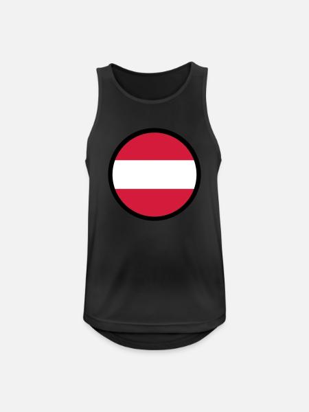 Marked By Austria - Men's Breathable Tank Top - black