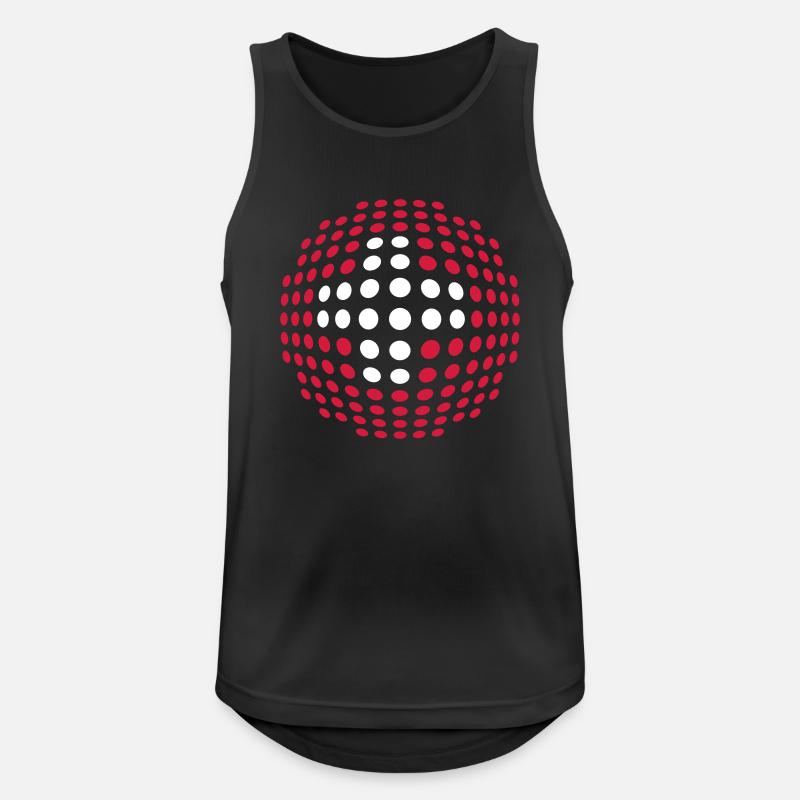 switzerland_flag_2c - Männer Tank Top atmungsaktiv - Schwarz
