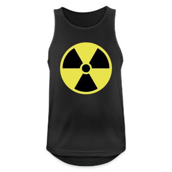 radioactive - Men's Breathable Tank Top - black - Front - Nick (188cm)