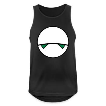 Melvin Robot - Per Anhalt - Männer Tank Top atmungsaktiv - Schwarz - Vorne - Nick (188cm)