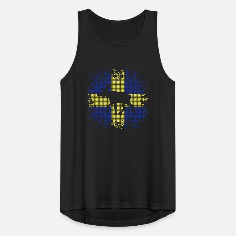 Pixel Elk Men's Breathable Tank Top