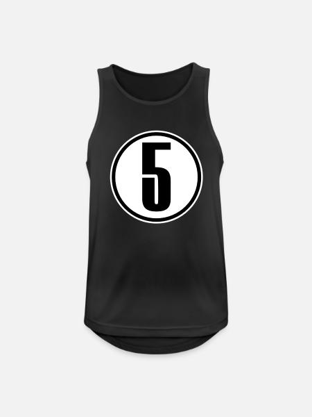 5 - Men's Breathable Tank Top - black