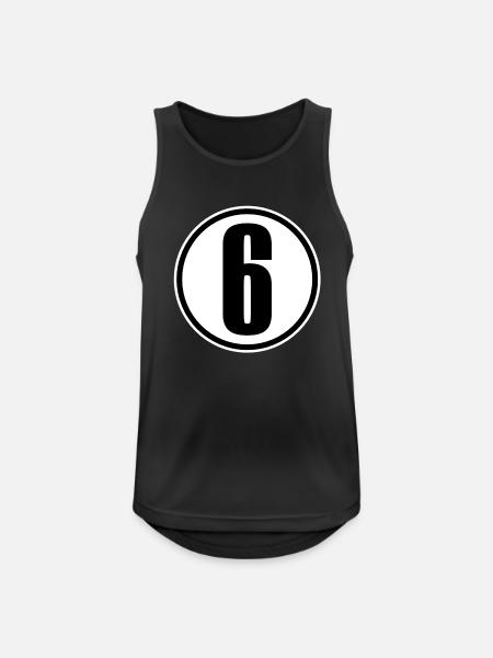 6 - Men's Breathable Tank Top - black