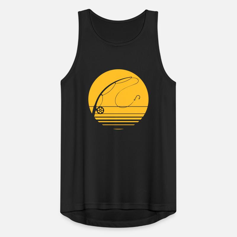 Fishing In The Sunset Men's Breathable Tank Top