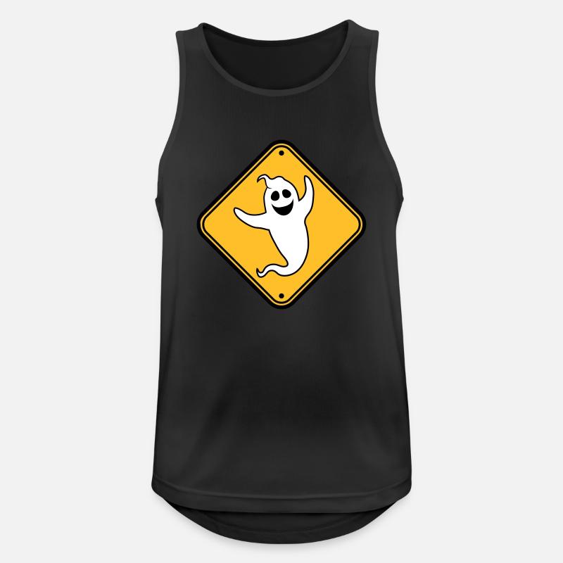 danger caution warning note danger shield vorsi - Men's Breathable Tank Top - black