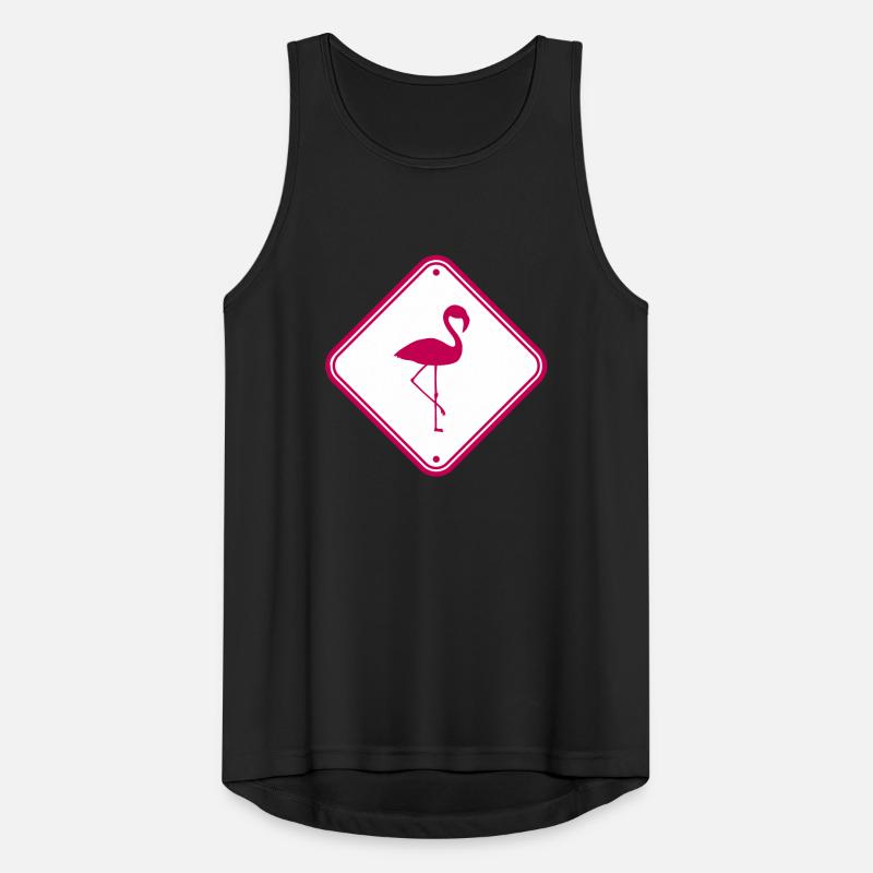 warning note caution caution shield danger fla Men's Breathable Tank Top
