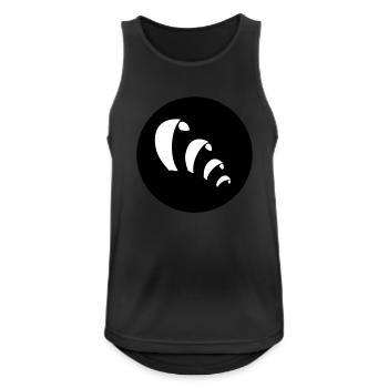 Kites am Himmel - Männer Tank Top atmungsaktiv - Schwarz - Vorne - Nick (188cm)