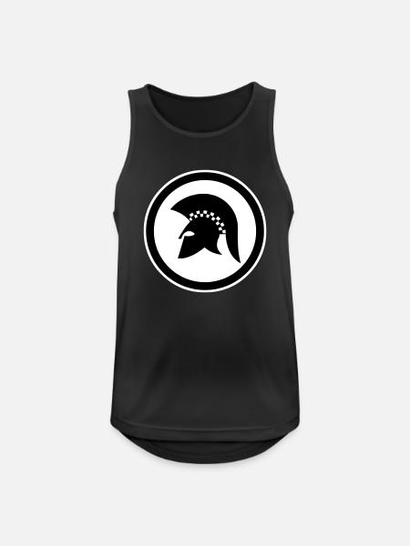 trojan Ska-reggae Zeichen - Männer Tank Top atmungsaktiv - Schwarz