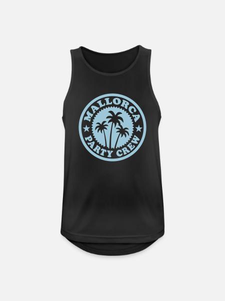 Mallorca Party Crew 02 - Men's Breathable Tank Top - black