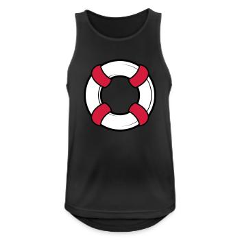 Lifebuoy - Men's Breathable Tank Top - black - Front - Nick (188cm)
