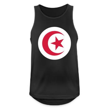 Tunisie - Débardeur respirant Homme - noir - Devant - Nick (188cm)
