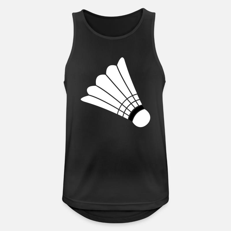 Badminton - Männer Tank Top atmungsaktiv - Schwarz