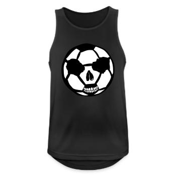 football football head of death football - Men's Breathable Tank Top - black - Front - Nick (188cm)