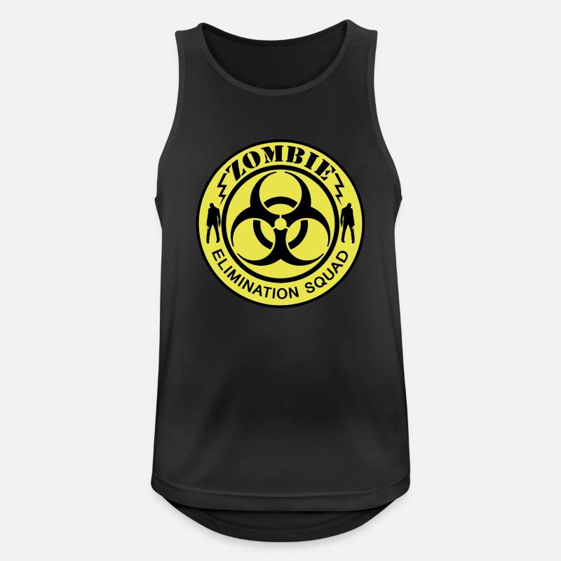 Escouade d’élimination de zombies - Débardeur respirant Homme - noir