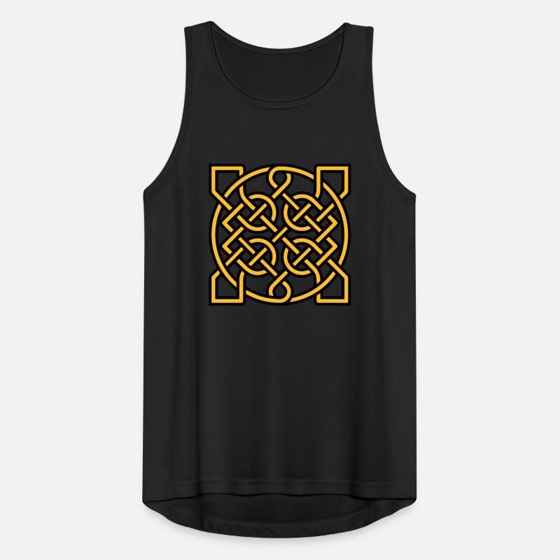 Knot pattern Men's Breathable Tank Top