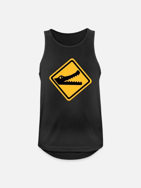 Crocodile - Men's Breathable Tank Top - black