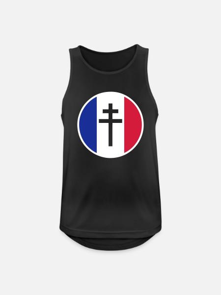 France Libre - Débardeur respirant Homme - noir