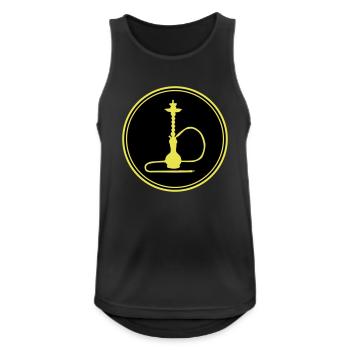 shisha icon - Männer Tank Top atmungsaktiv - Schwarz - Vorne - Nick (188cm)
