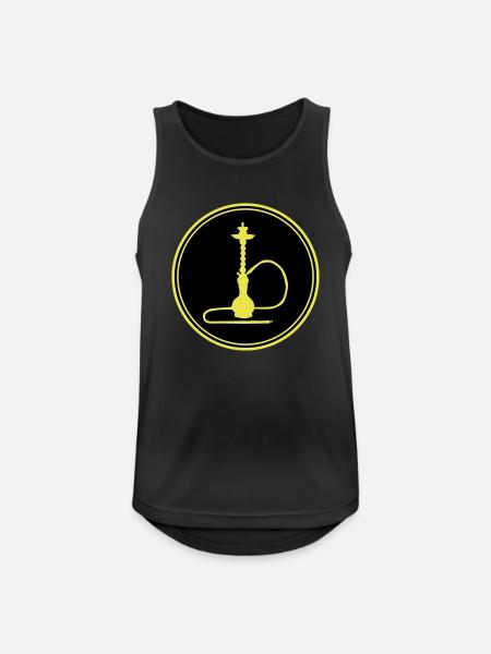 shisha icon - Männer Tank Top atmungsaktiv - Schwarz