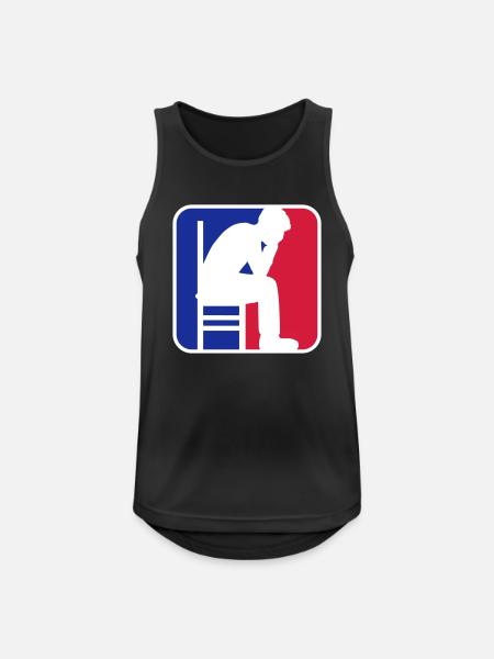 Depression sport logo - Men's Breathable Tank Top - black