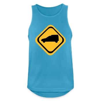 C15 Road - Men's Breathable Tank Top - sapphire blue - Front - Nick (188cm)