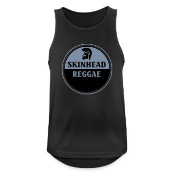 Skinhead Reggae - Männer Tank Top atmungsaktiv - Schwarz - Vorne - Nick (188cm)