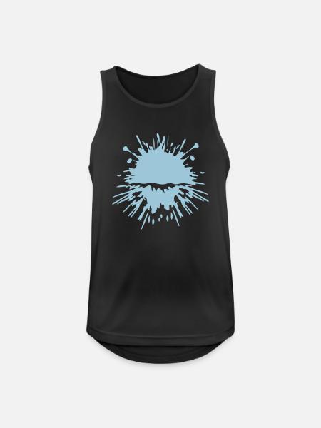 Klecks Sport Swimmer - Men's Breathable Tank Top - black
