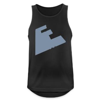 boring life without me - Men's Breathable Tank Top - black - Front - Nick (188cm)