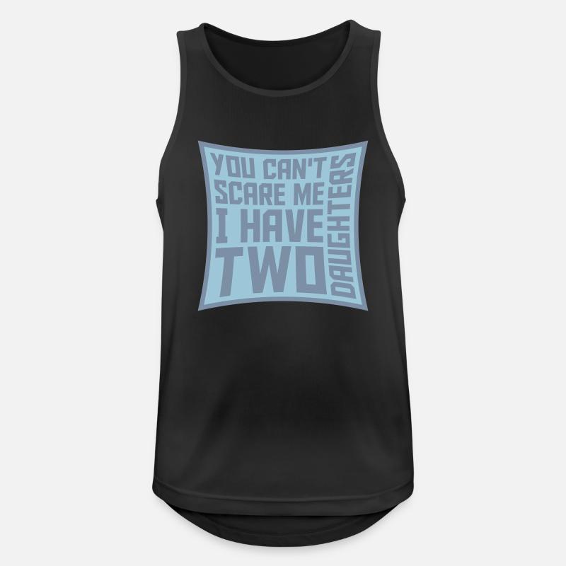 I have two daughters - Men's Breathable Tank Top - black