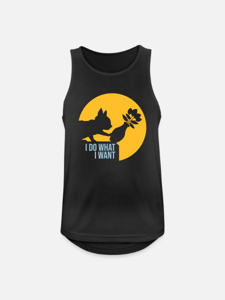 Do what I want - Men's Breathable Tank Top - black