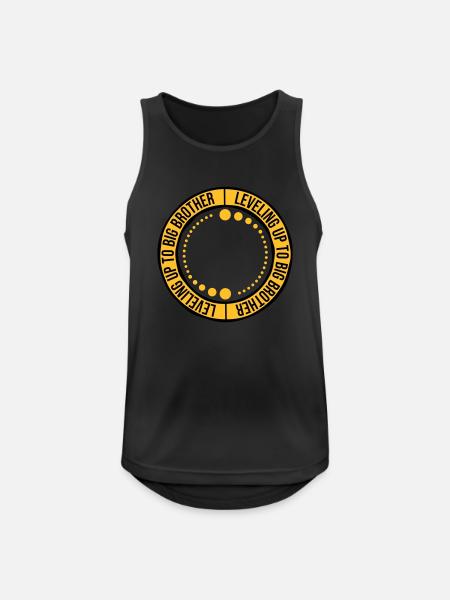 Leveling up big brother - Men's Breathable Tank Top - black