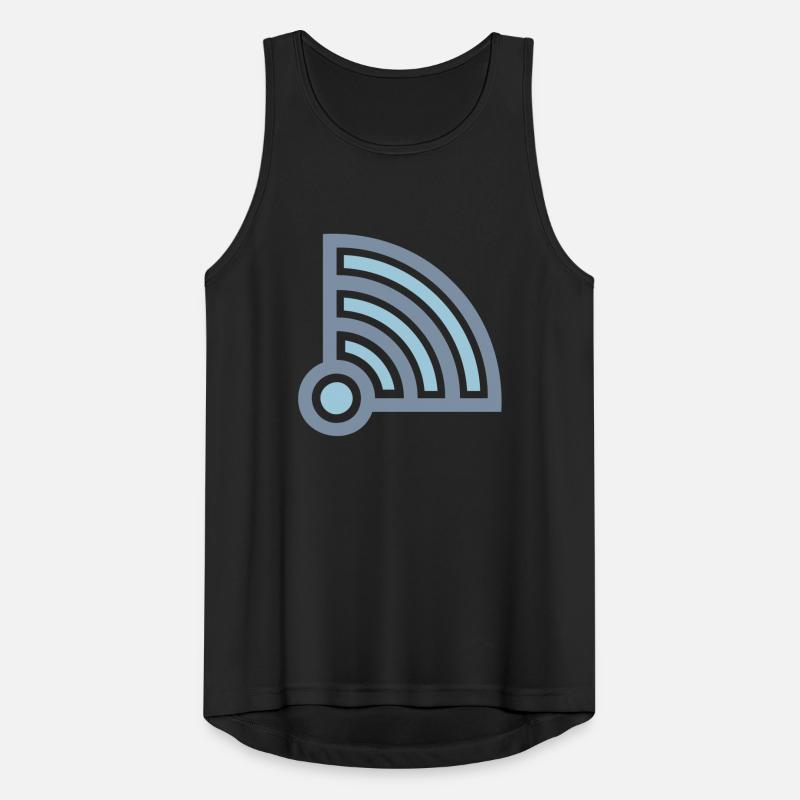 Good connection icon Wifi Men's Breathable Tank Top