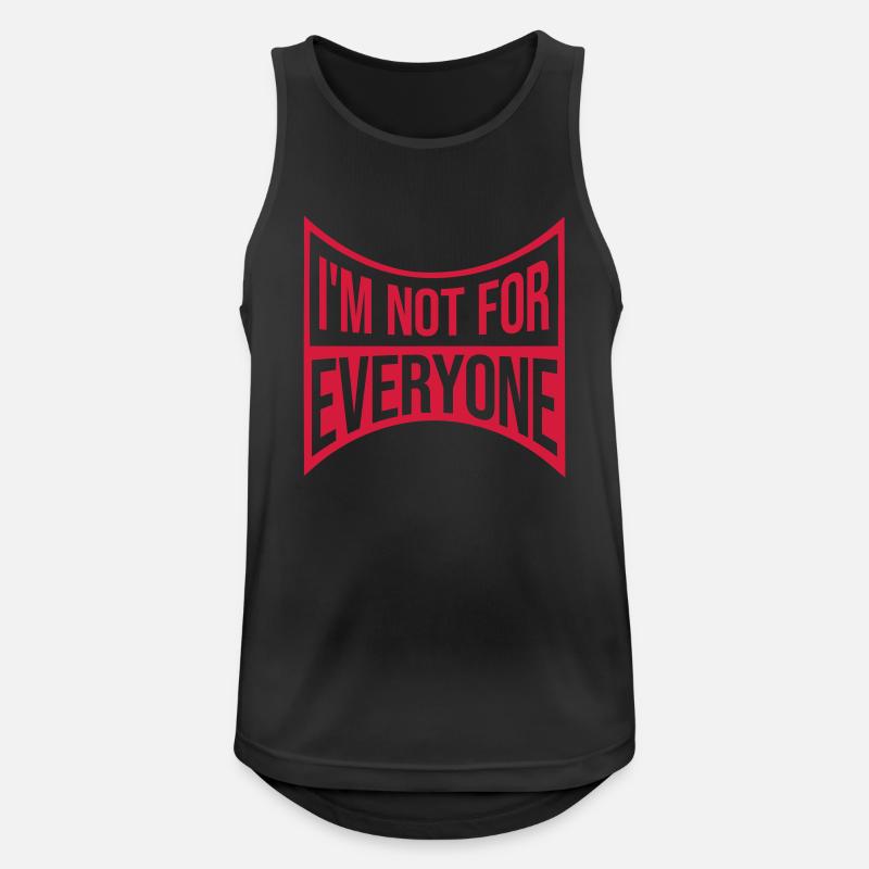 Im not for everyone - Men's Breathable Tank Top - black