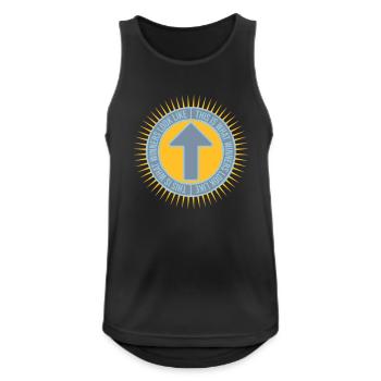 What Winners Look Like - Männer Tank Top atmungsaktiv - Schwarz - Vorne - Nick (188cm)