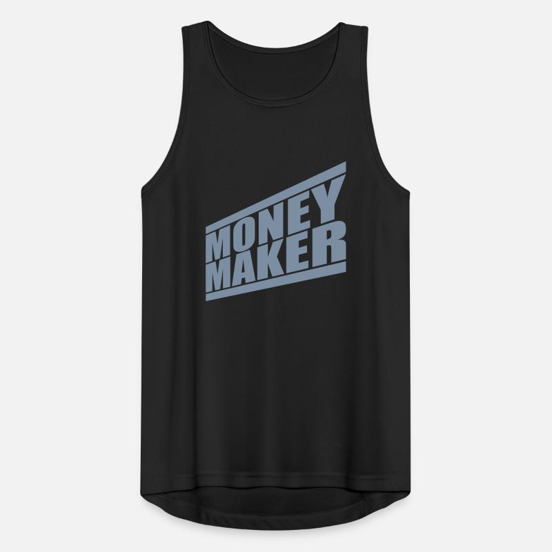 Stripe Logo Money Maker Men's Breathable Tank Top
