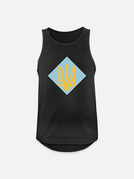 Ukraine - Men's Breathable Tank Top - black